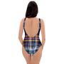 Tartan Plaid One Piece Swimsuite