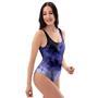 Tie Dye Blue One Piece Swimsuite