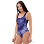 Tie Dye Blue One Piece Swimsuite