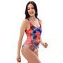 Tie Dye Swirl Batik One Piece Swimsuite