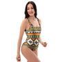 Tribal Aztec One Piece Swimsuite