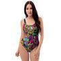 Tribal Trippy One Piece Swimsuite