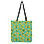 Tropical Banana Leaf Pattern Print Tote Bag