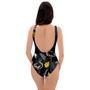 Tropical Flamingo Print One Piece Swimsuite