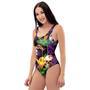 Tropical Hawaiian Skull One Piece Swimsuite