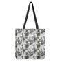 Tropical Pineapple Skull Pattern Print Tote Bag