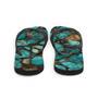 Turquoise Stoned Flip-Flops