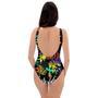 Urban Graffiti Print One Piece Swimsuite