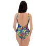 Valentine Heart Hippie Trippy One Piece Swimsuite