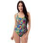 Valentine Heart Hippie Trippy One Piece Swimsuite