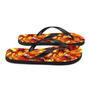 Vibrant Amber Summer Flip Flops