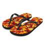 Vibrant Amber Summer Flip Flops