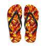 Vibrant Amber Summer Flip Flops