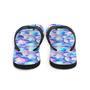 Vibrant Rainbow Moonstone Summer Flip Flops