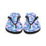 Vibrant Rainbow Moonstone Summer Flip Flops