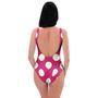 Vintage Red Polka Dot One Piece Swimsuite