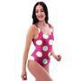 Vintage Red Polka Dot One Piece Swimsuite