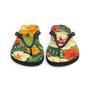 Vintage Tropical Hawaiian Flower Flip Flops Exotic Comfortable Footwear Thong Sandals Summer Woman Men Beach Print Rubber Slip On Shoes