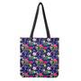 Watercolor Tropical Flower Pattern Print Tote Bag