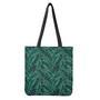 Watercolor Tropical Leaf Pattern Print Tote Bag