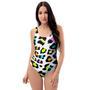 White Leopard One Piece Swimsuite