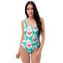 White Mama Bear One Piece Swimsuite