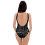 Witch Symbol Gothic One Piece Swimsuite