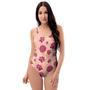 Yarn Paw Print One Piece Swimsuite