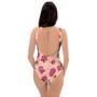 Yarn Paw Print One Piece Swimsuite