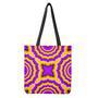 Yellow Explosion Moving Optical Illusion Tote Bag