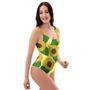 Yellow Sunflower One Piece Swimsuite