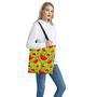 Yummy Watermelon Pieces Pattern Print Tote Bag