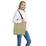 Zigzag Banana Pattern Print Tote Bag