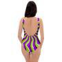 Zigzag Optical Illusion One Piece Swimsuite