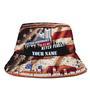 9.11 Memorial Never Forget American Flag Bucket Hat for Men, Firefighter