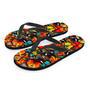 Abstract Colorful Butterfly Print Men's Flip Flops