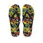 Abstract Graffiti Drips Print Men's Flip Flops