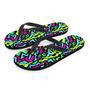 Abstract Graffiti Geometric Men's Flip Flops