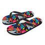 Abstract Graffiti Wow Print Men's Flip Flops