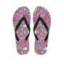 Abstract Hippie Men's Flip Flops