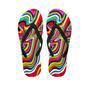 Abstract Ink Paint Men's Flip Flops