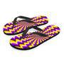 Abstract Optical Illusion Men's Flip Flops