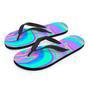 Abstract Pastel Holographic Men's Flip Flops