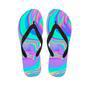 Abstract Pastel Holographic Men's Flip Flops