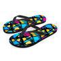 Abstract Psychedelic Graffiti Men's Flip Flops