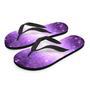 Abstract Purple Galaxy Space Men's Flip Flops