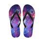 Abstract Starfield Galaxy Space Men's Flip Flops