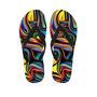 Abstract Wavy Men's Flip Flops