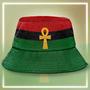 African Color Smoke Bucket Hat For Black Men, Black Women