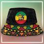 African Color Smoke Bucket Hat For Black Men, Black Women